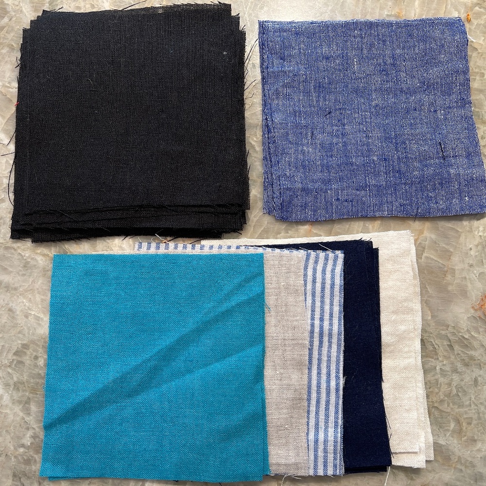 40 Precut 5" Quilt Squares Assorted Fabric Charm Pack